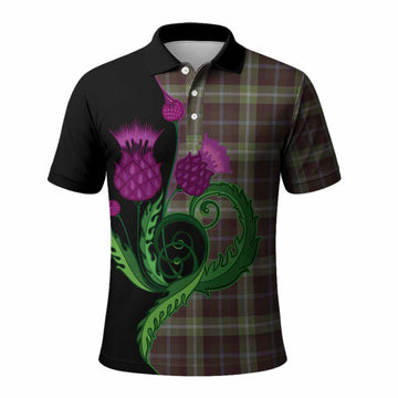Rodger Tartan Polo Shirt Traditional Scottish Thistle