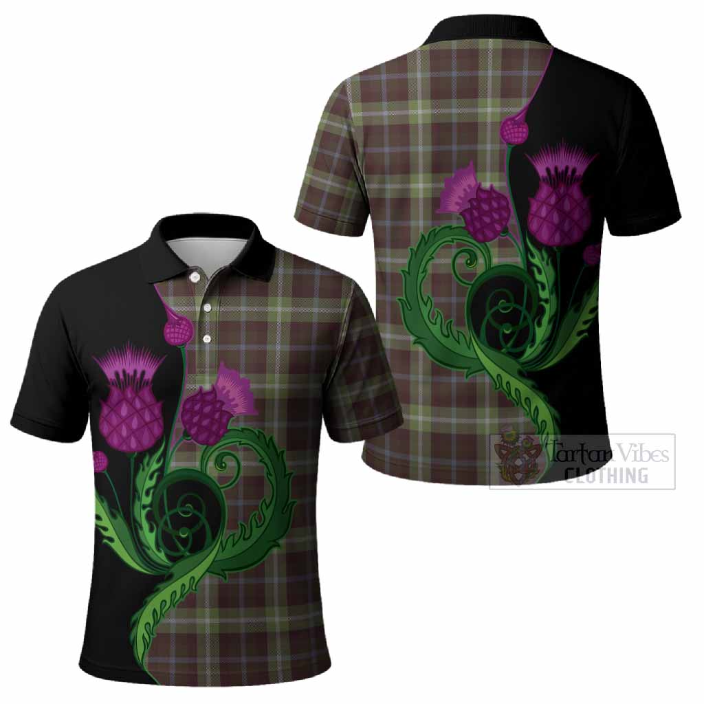 Rodger Tartan Polo Shirt Traditional Scottish Thistle
