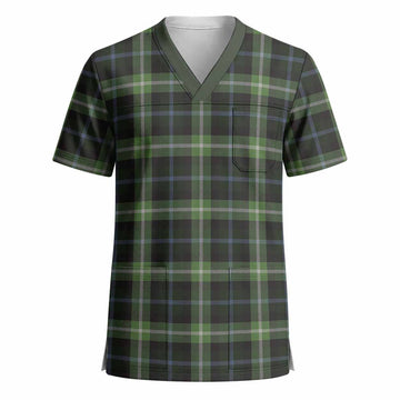 Rodger Tartan Scrub Top - Tartan Vibes Clothing