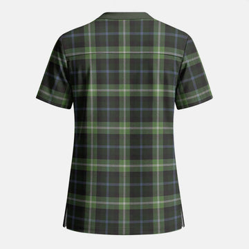 Rodger Tartan Scrub Top - Tartan Vibes Clothing