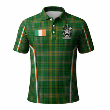 Rodgers Irish Clan Coat of Arm Tartan Polo Shirt Flag Style