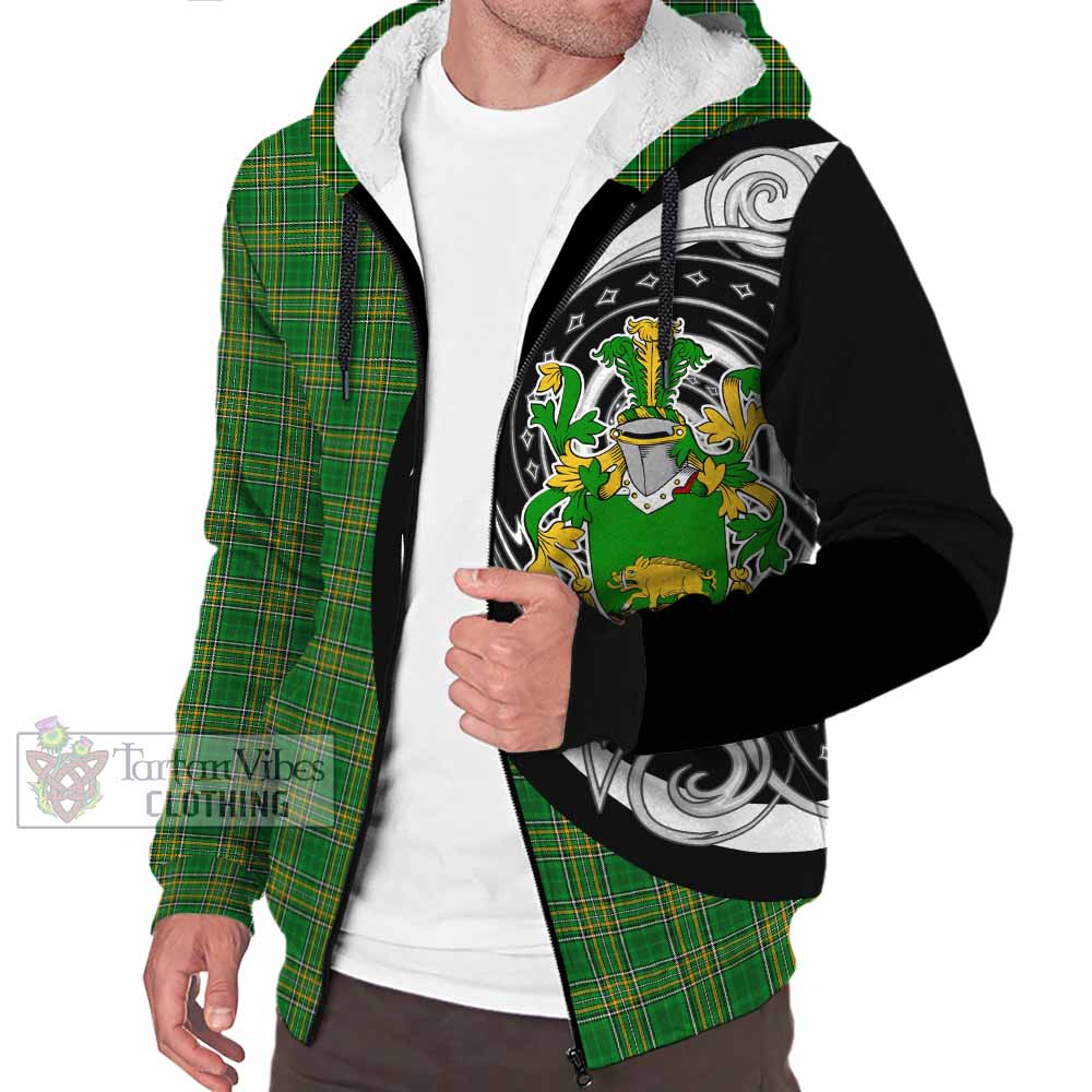 Rogan Irish Clan Sherpa Hoodie Celtic Circle Style - Tartan Vibes Clothing