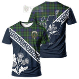 Rollo Tartan T-Shirt Featuring Thistle and Scotland Map Kid's Shirt - Tartanvibesclothing Store
