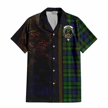 Rollo Tartan Family Crest Hawaiian Shirt Alba Gu Brath Be Brave Lion Ancient Style
