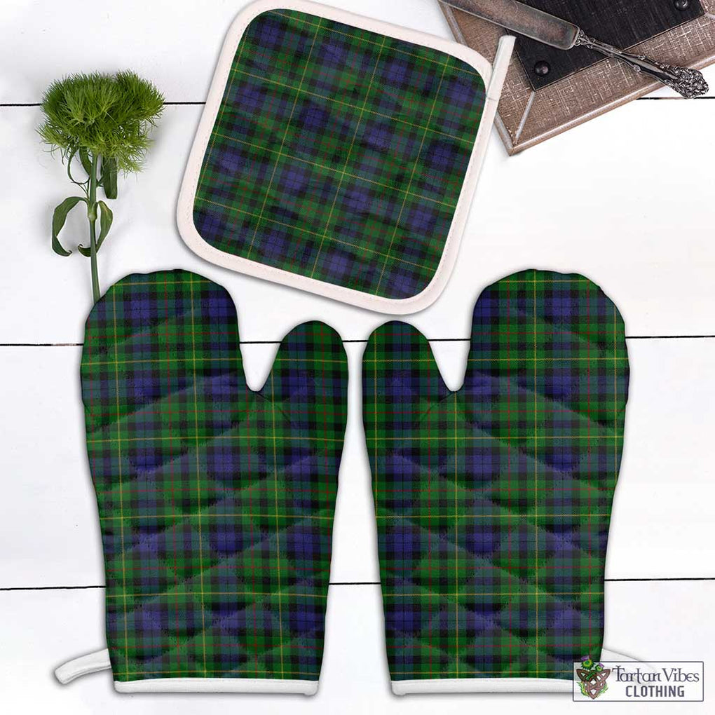 Rollo Tartan Combo Oven Mitt & Pot-Holder Combo 1 Oven Mitt & 1 Pot-Holder White - Tartan Vibes Clothing