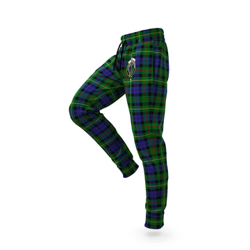 Rollo Tartan Joggers Pants with Family Crest