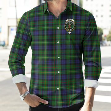 Rollo Tartan Long Sleeve Button Up Shirt with Family Crest