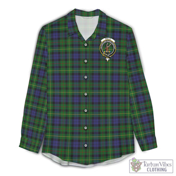 Rollo Tartan Womens Casual Shirt with Family Crest