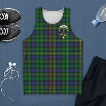 Rollo Tartan Mens Tank Top with Family Crest