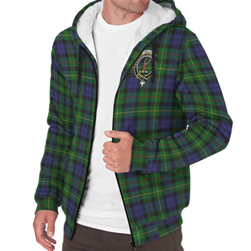 Rollo Tartan Sherpa Hoodie with Family Crest