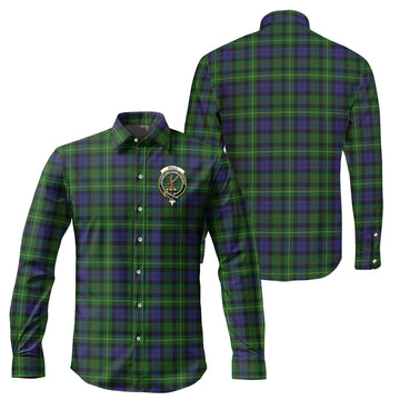 Rollo Tartan Long Sleeve Button Up Shirt with Family Crest
