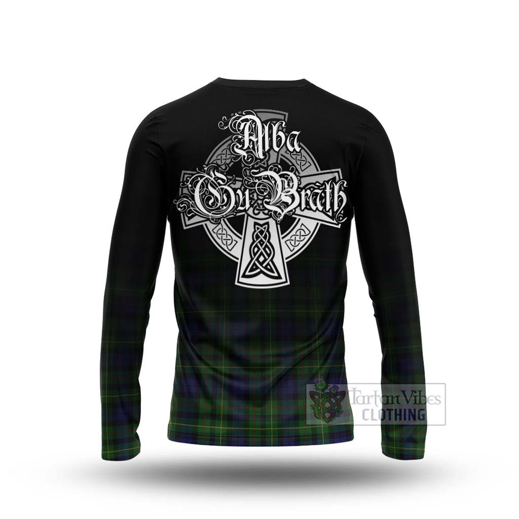 Tartan Vibes Clothing Rollo Tartan Long Sleeve T-Shirt Featuring Alba Gu Brath Family Crest Celtic Inspired
