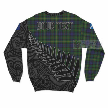 Rollo Crest Tartan Sweatshirt with New Zealand Silver Fern Half Style