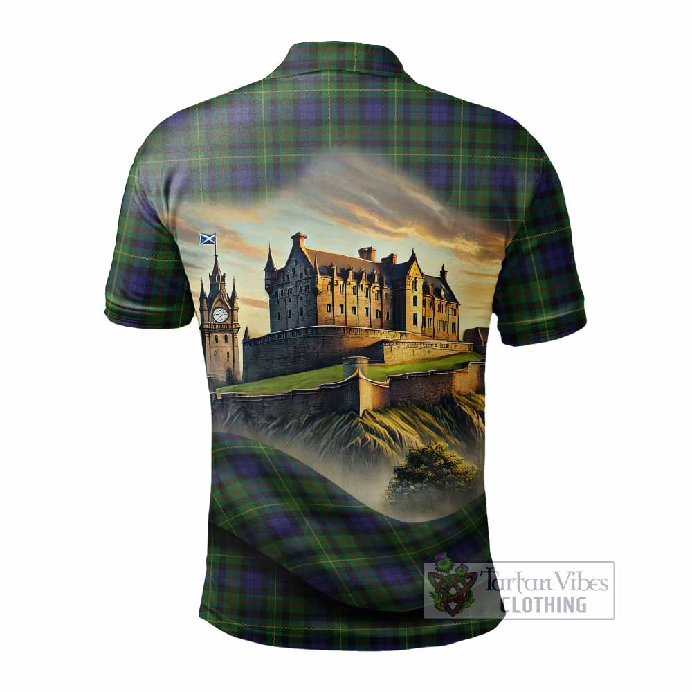Tartan Vibes Clothing Rollo Tartan Family Crest Polo Shirt with Scottish Ancient Castle Stype