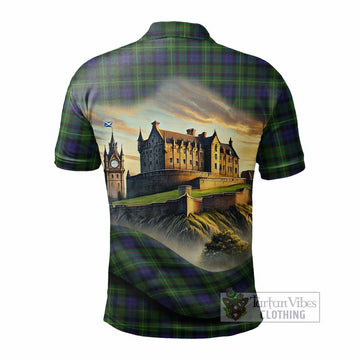 Rollo Tartan Family Crest Polo Shirt with Scottish Ancient Castle Style