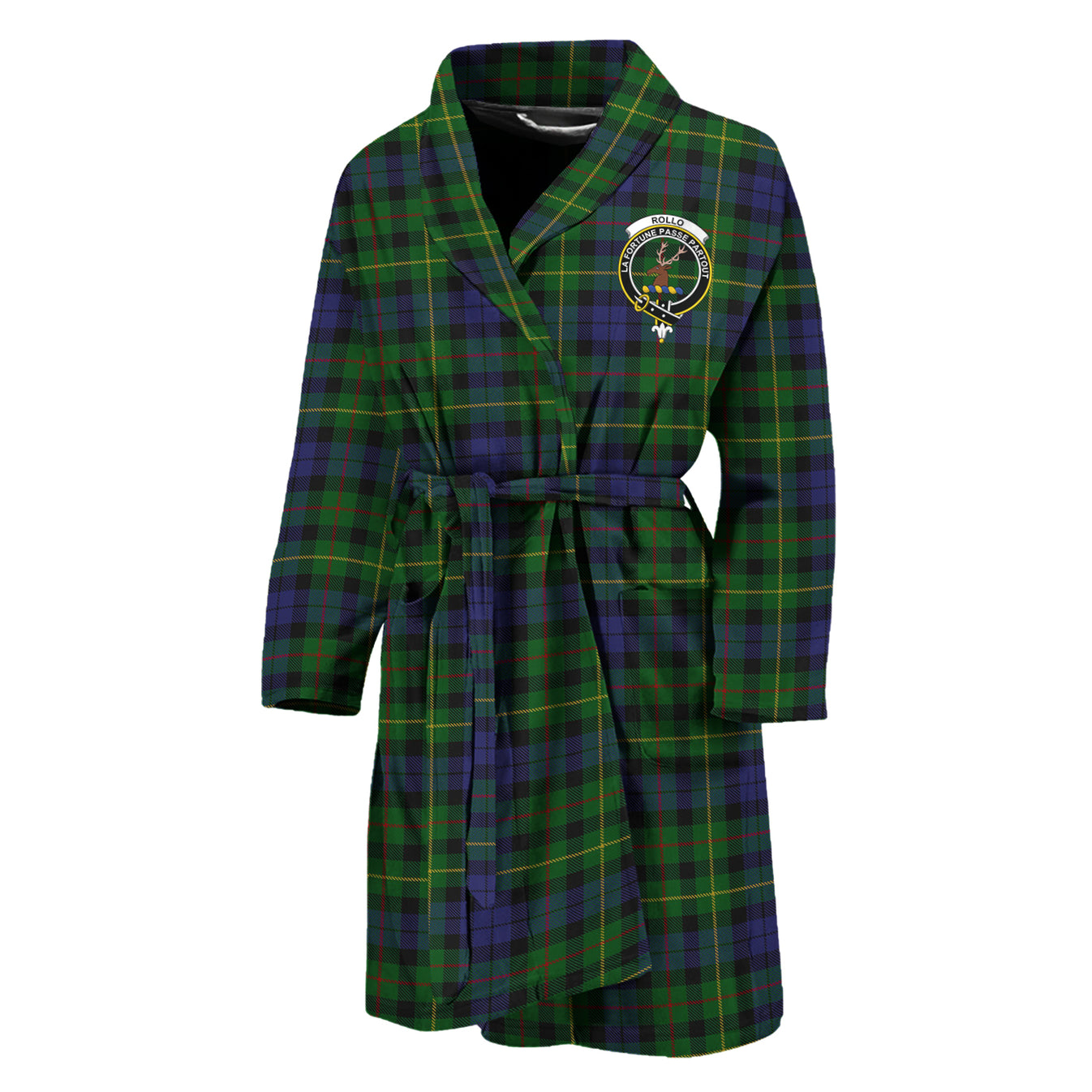Rollo Modern Tartan Crest Hoodie - Circle Style