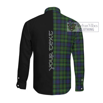 Rollo Tartan Long Sleeve Button Shirt with Family Crest and Half Of Me Style