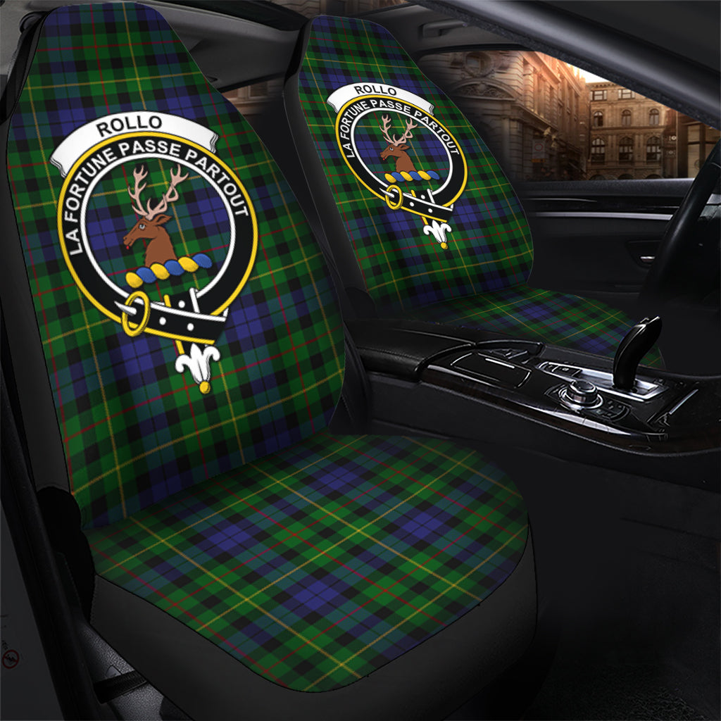 Rollo Tartan Car Seat Cover with Family Crest - Tartanvibesclothing