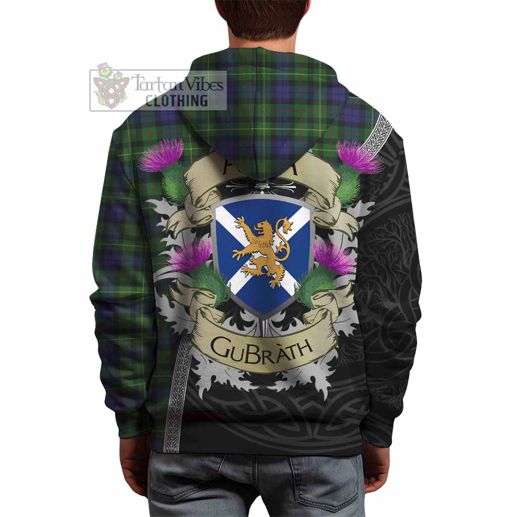 Tartan Vibes Clothing Rollo Tartan Family Crest Hoodie Lion Rampant Royal Thistle Shield Celtic Inspired