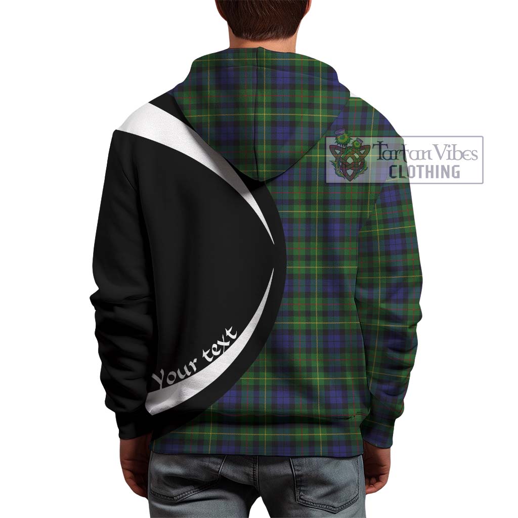 Rollo Tartan Hoodie with Family Crest Circle Style - Tartan Vibes Clothing
