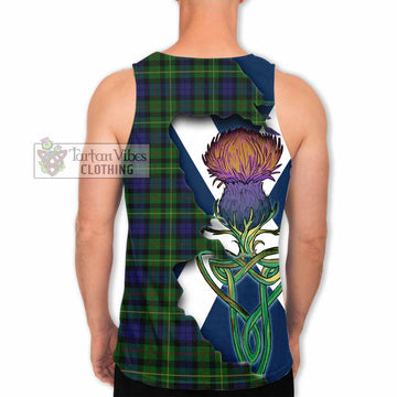Rollo Tartan Family Crest Men's Tank Top Scottish Thistle Celtic Inspired