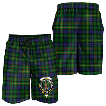 Rollo Tartan Mens Shorts with Family Crest
