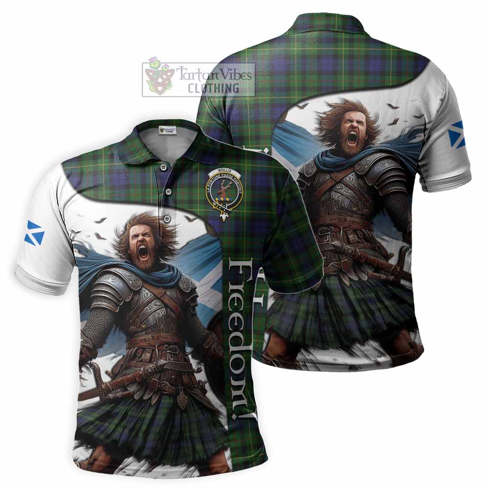 Tartan Vibes Clothing Rollo Crest Tartan Polo Shirt Inspired by the Freedom of Scottish Warrior