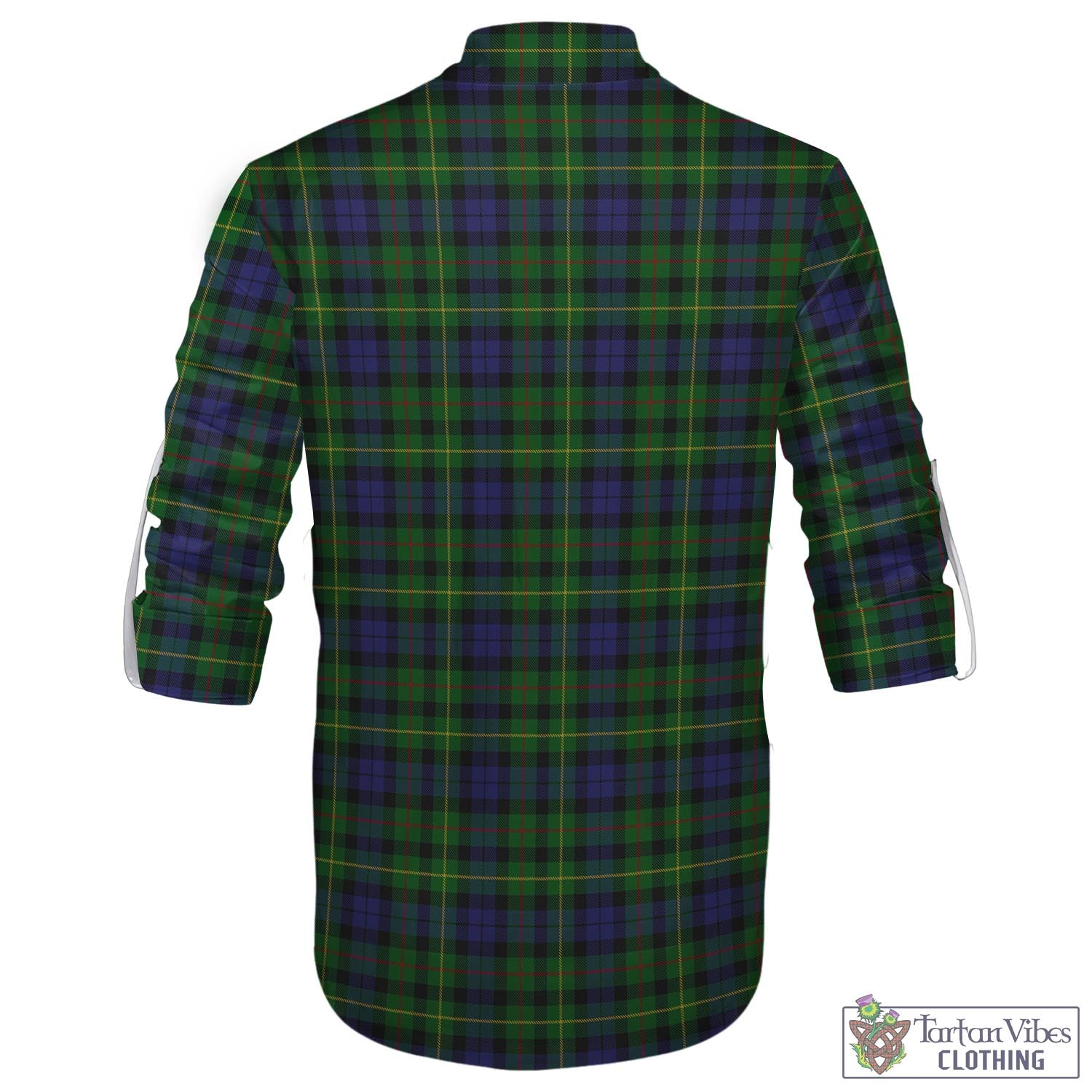 Tartan Vibes Clothing Rollo Tartan Men's Scottish Traditional Jacobite Ghillie Kilt Shirt