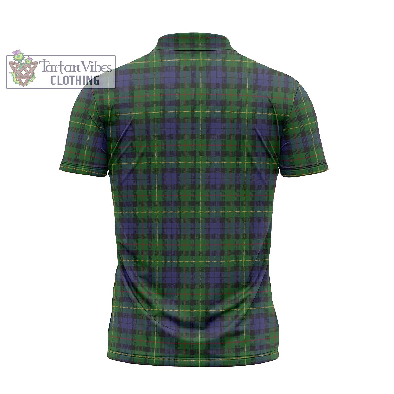 Tartan Vibes Clothing Rollo Tartan Zipper Polo Shirt with Family Crest