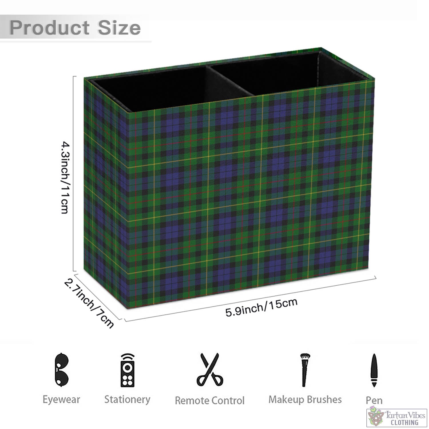 Tartan Vibes Clothing Rollo Tartan Pen Holder