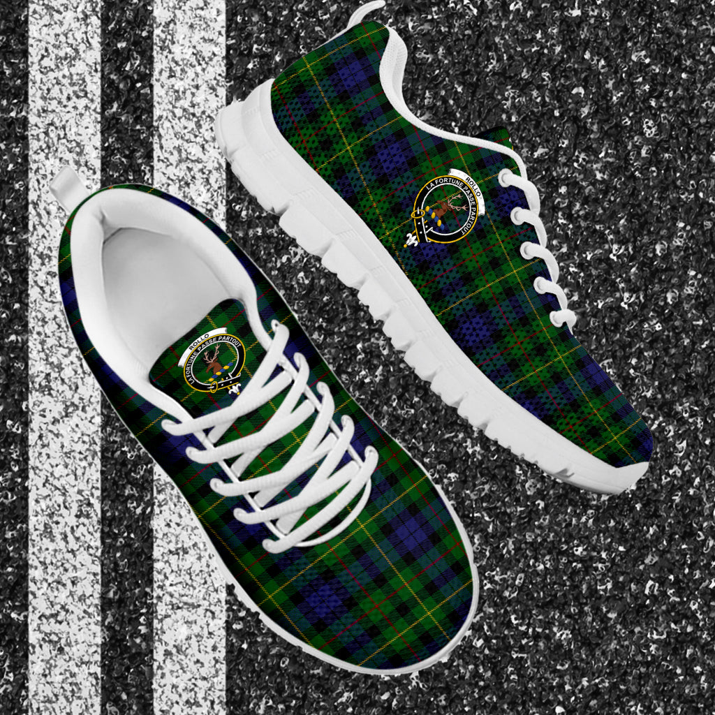 Rollo Tartan Sneakers with Family Crest - Tartan Vibes Clothing