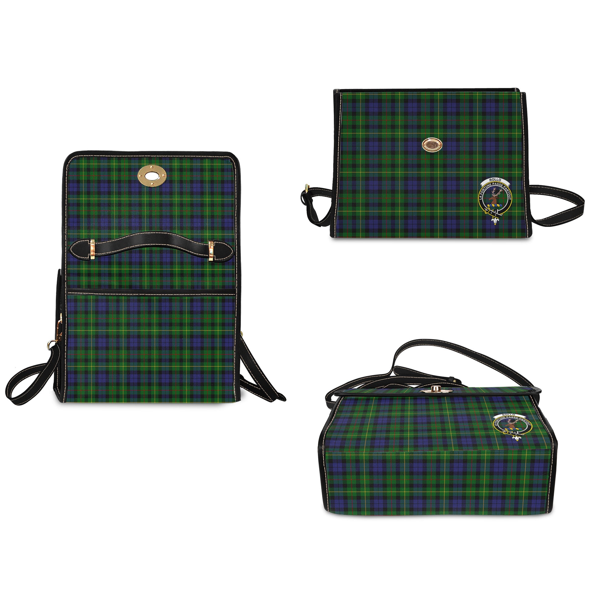 rollo-tartan-leather-strap-waterproof-canvas-bag-with-family-crest