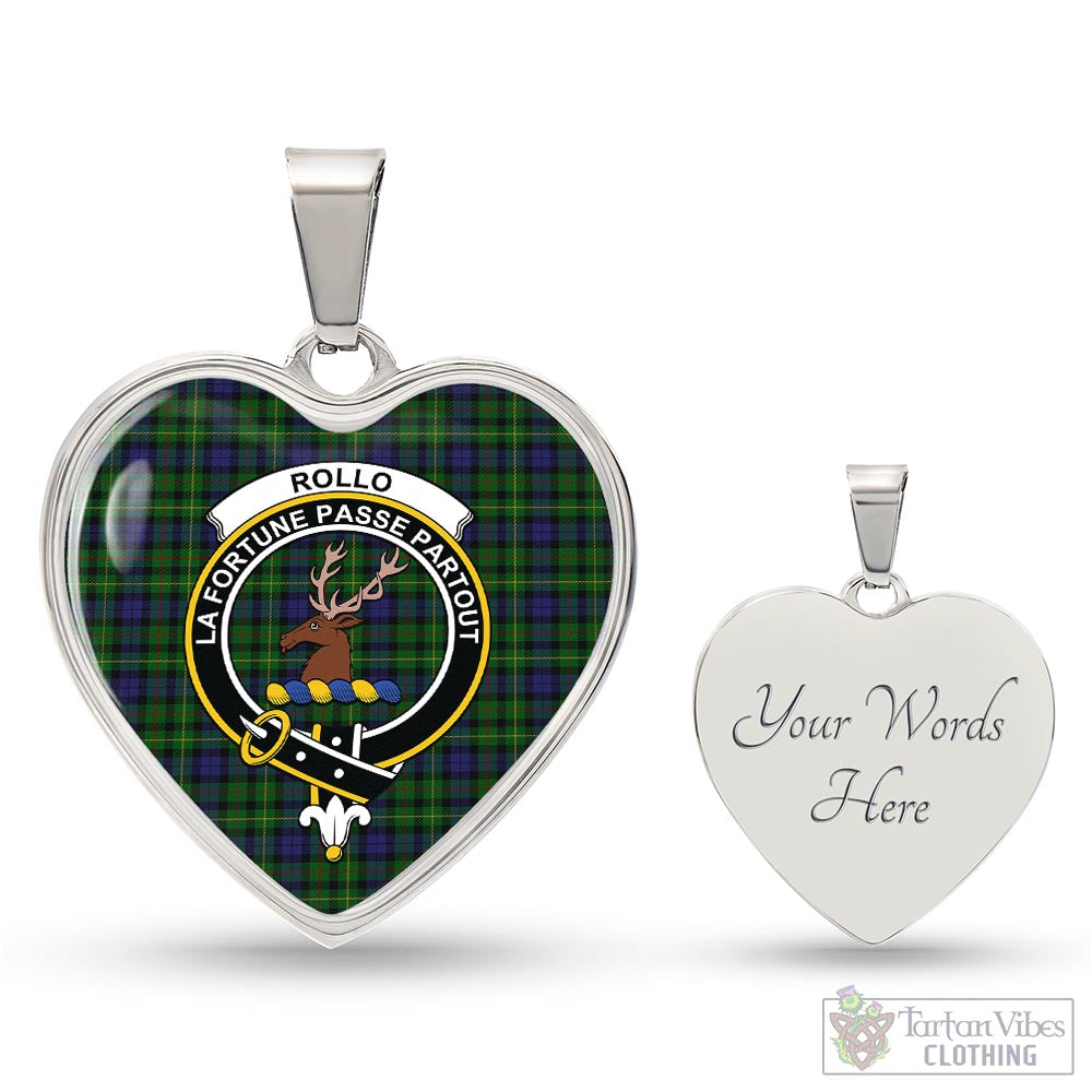Tartan Vibes Clothing Rollo Tartan Heart Necklace with Family Crest