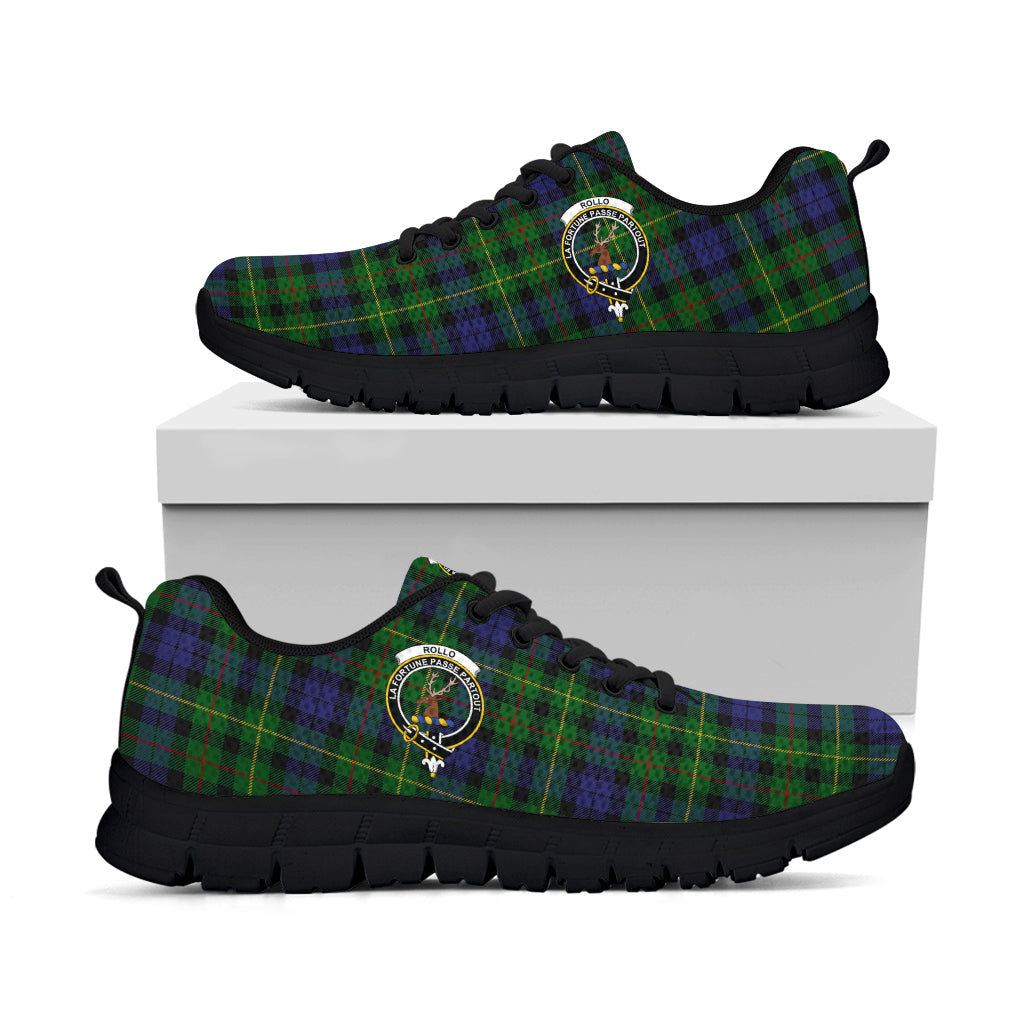 Rollo Tartan Sneakers with Family Crest - Tartan Vibes Clothing