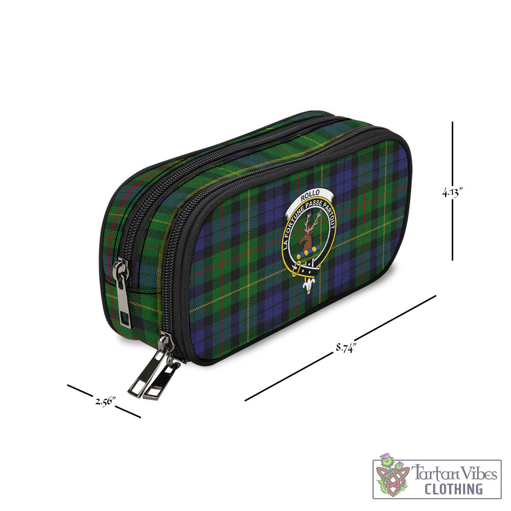 Tartan Vibes Clothing Rollo Tartan Pen and Pencil Case with Family Crest