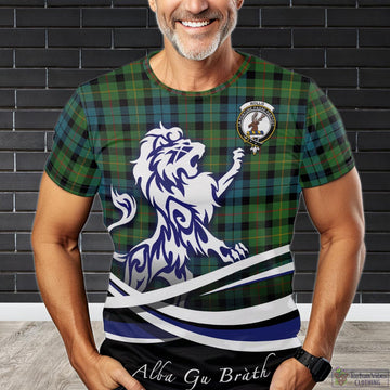 Rollo Ancient Tartan T-Shirt with Alba Gu Brath Regal Lion Emblem
