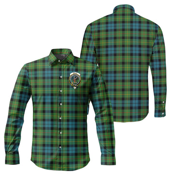 Rollo Ancient Tartan Long Sleeve Button Up Shirt with Family Crest
