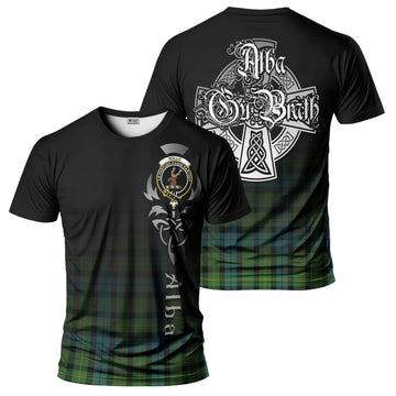 Rollo Ancient Tartan T-Shirt Featuring Alba Gu Brath Family Crest Celtic Inspired