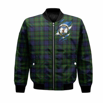 Rollo Clan Crest In Me Tartan Bomber Jacket Scotland Flag Style