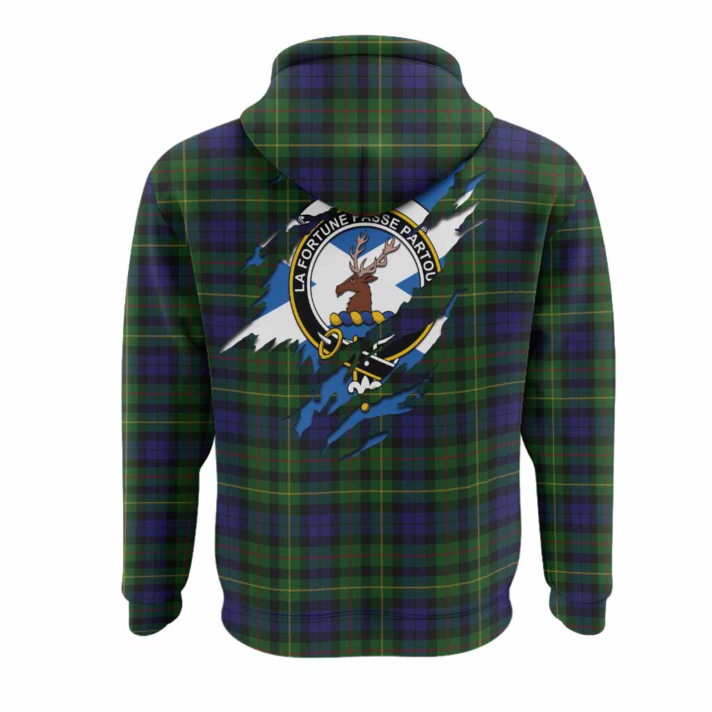 Rollo Clan Crest In Me Tartan Hoodie Scotland Flag Style