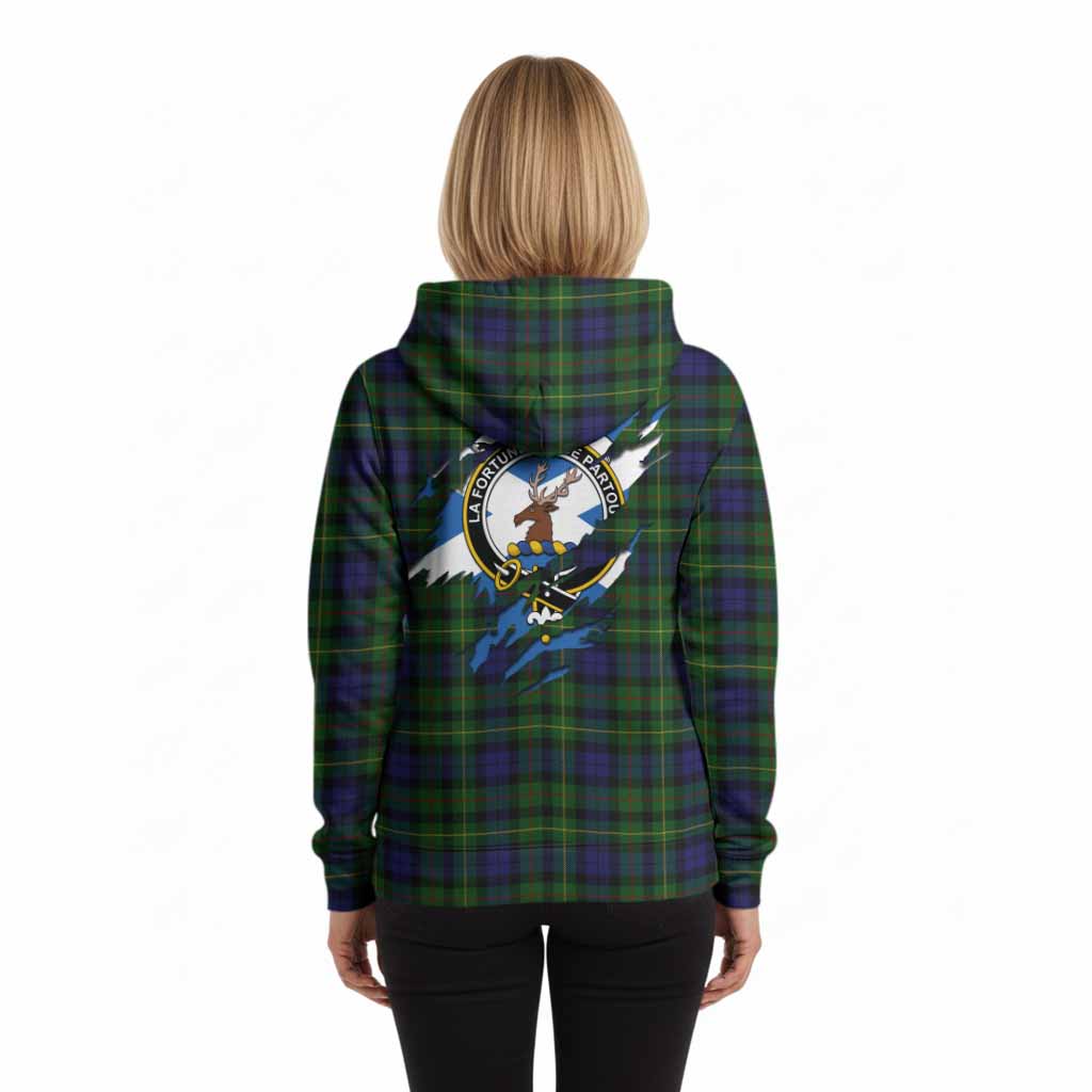 Rollo Clan Crest In Me Tartan Hoodie Scotland Flag Style