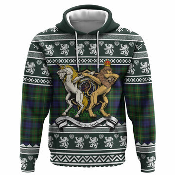 Rollo Clan Tartan Crest Christmas Hoodie Coat of Arms Funny Style