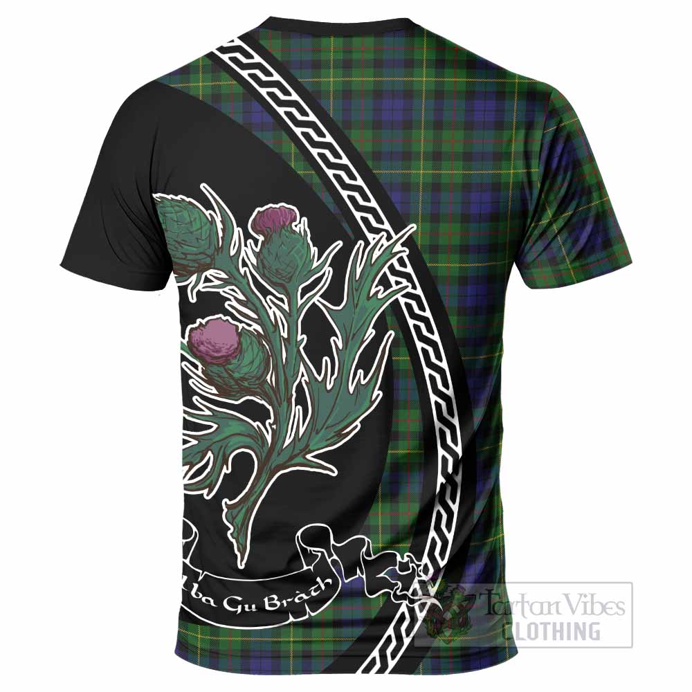 Rollo Family Crest Tartan T-Shirt Alba Thistle Inspired - Tartan Vibes Clothing