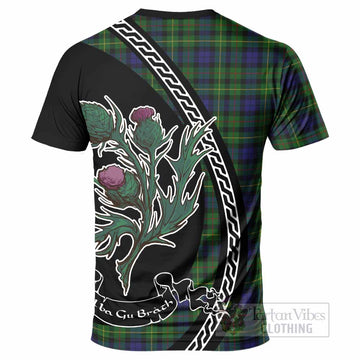 Rollo Family Crest Tartan T-Shirt Alba Thistle Inspired - Tartan Vibes Clothing