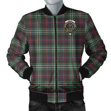 Rollo Hunting Tartan Bomber Jacket with Family Crest