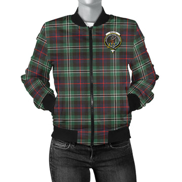 Rollo Hunting Tartan Bomber Jacket with Family Crest