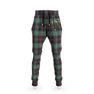 Rollo Hunting Tartan Joggers Pants with Family Crest