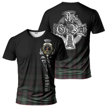 Rollo Hunting Tartan T-Shirt Featuring Alba Gu Brath Family Crest Celtic Inspired
