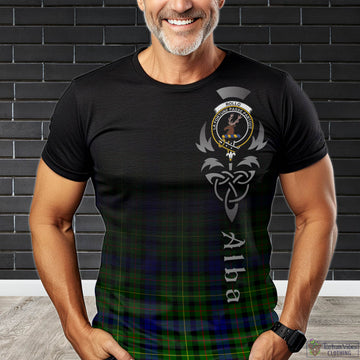 Rollo Modern Tartan T-Shirt Featuring Alba Gu Brath Family Crest Celtic Inspired