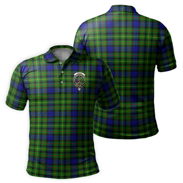 Rollo Modern Tartan Men's Polo Shirt with Family Crest